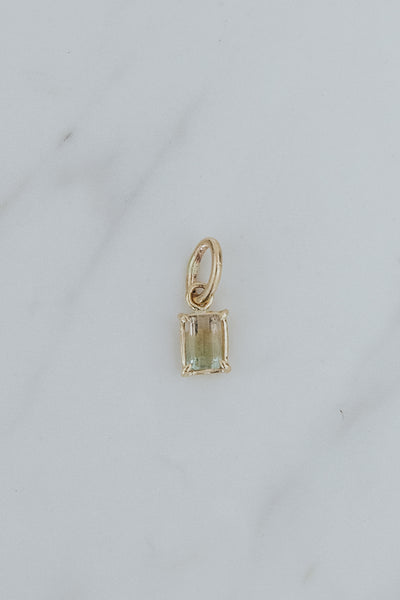 Necklace Charm - Nova Tourmaline | 14k YG