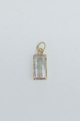 Prism Tourmaline Charm | 14k