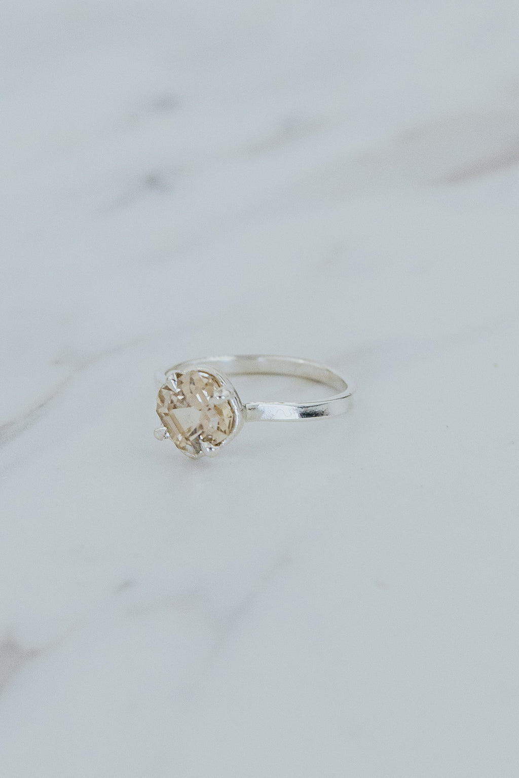 Stella Ring - Champagne Zircon | SS