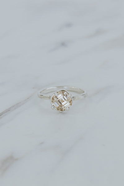 Stella Ring - Champagne Zircon | SS