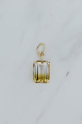 Sunset Cascade Citrine Necklace Charm