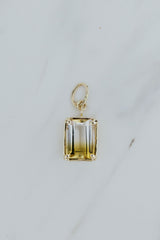 Sunset Cascade Citrine Necklace Charm