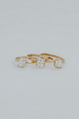 Wings Hawaii Prong Set Gemstone Ring - White Topaz thumbnail