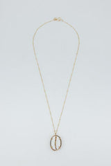 Prong Set Shell Necklace - Granulated Cowrie | GF thumbnail