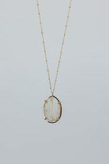 Prong Set Shell Necklace - Granulated Cowrie | GF thumbnail