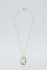 Prong Set Shell Necklace - Granulated Cowrie | GF thumbnail