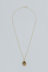 Crystal Ball Necklace - Dendritic Agate | Gold Filled thumbnail