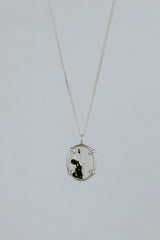 Crystal Ball Necklace - Dendritic Agate thumbnail