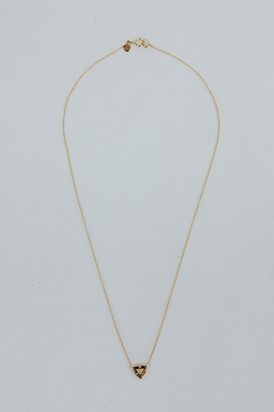 Diamond Trillion Necklace 1
