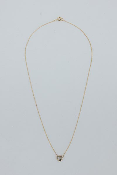 Diamond Trillion Necklace 2