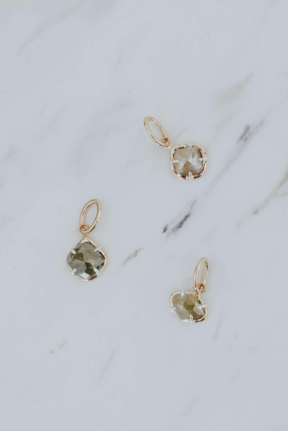 Lyra Necklace Charms - Diamond | GF + SS