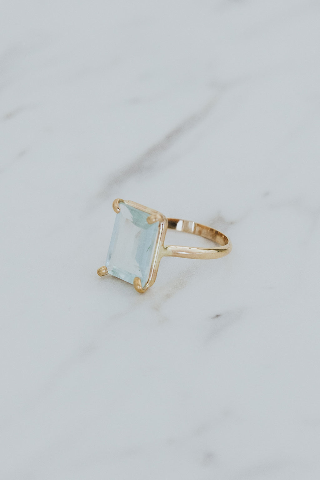 Prong Set Ring - Aquamarine | GF