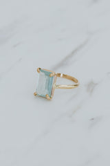 Prong Set Ring - Aquamarine | GF thumbnail