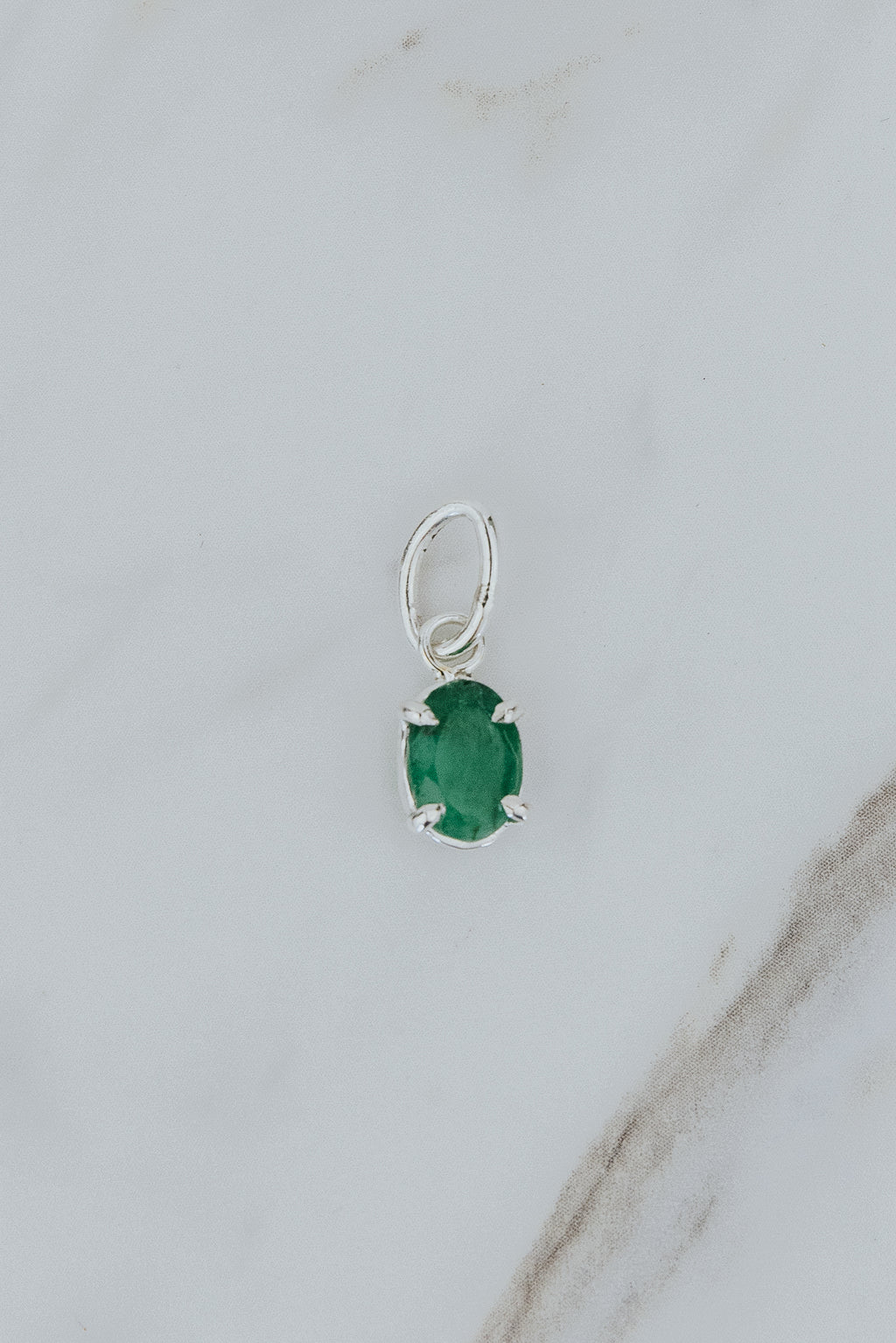 Necklace Charm - Emerald | SS