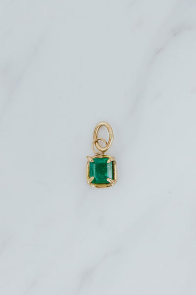 Necklace Charm - Emerald  | GF