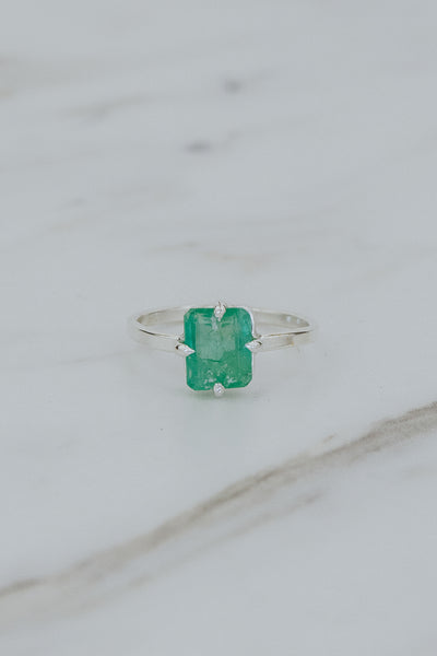 Geo Ring - Emerald | SS