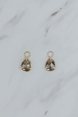 Earring Charms- Champagne Diamonds | 14k thumbnail