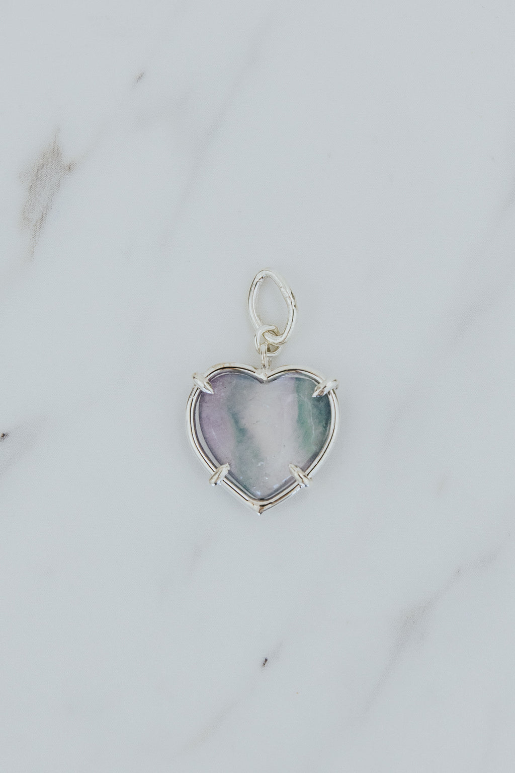 Necklace Charms - Crystal Heart