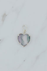 Necklace Charms - Crystal Heart thumbnail