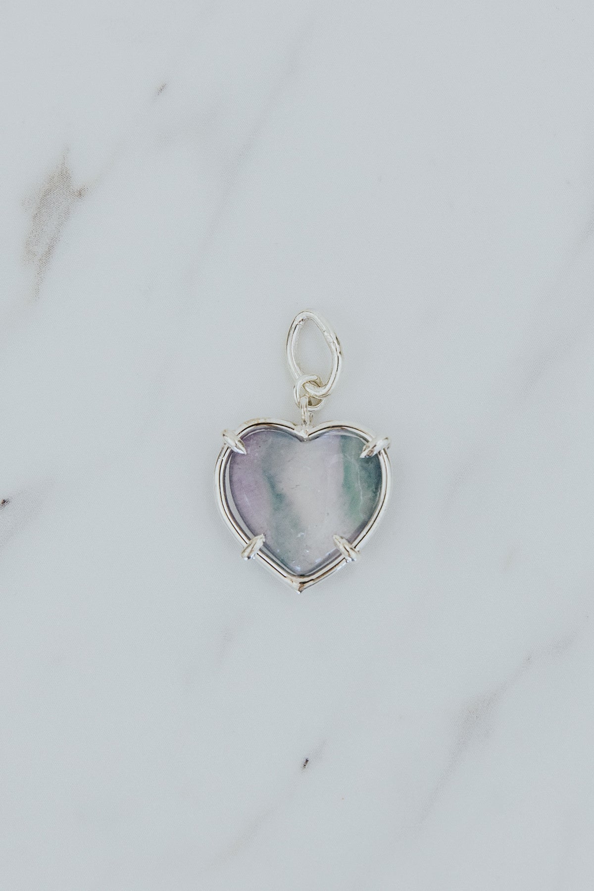 Necklace Charms - Crystal Heart