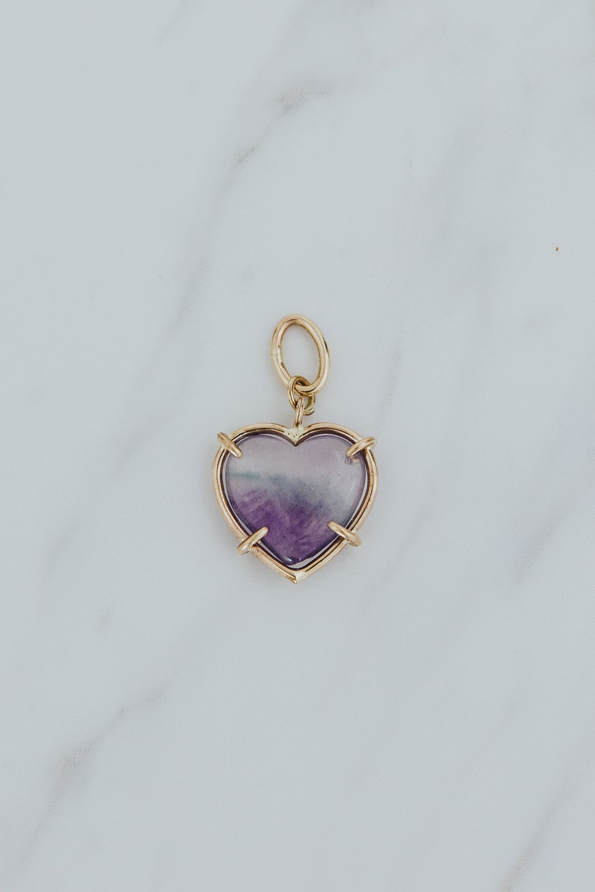 Necklace Charms - Crystal Heart
