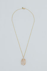 Prong Set Shell Necklace - Granulated Cowrie thumbnail