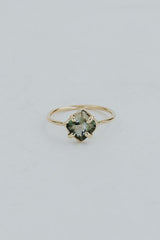 Prong Set Gemstone Ring - Sunstone 14k thumbnail