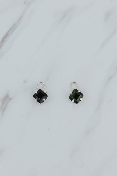 Earring Charms - Green Tourmaline | SS