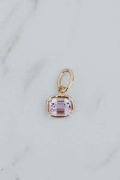 Necklace Charm - Kunzite | GF + SS