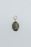 wings hawaii labradorite charm 14k yellow gold