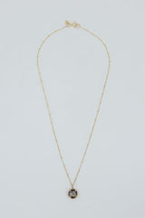 Crystal Ball Necklace - Petite Labradorite thumbnail