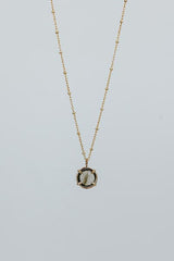 Crystal Ball Necklace - Petite Labradorite thumbnail