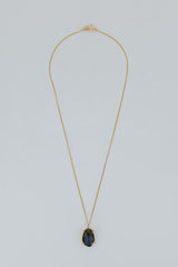 Rose Cut Gemstone Necklace - Labradorite thumbnail