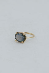 Prong Set Gemstone Ring - Labradorite thumbnail