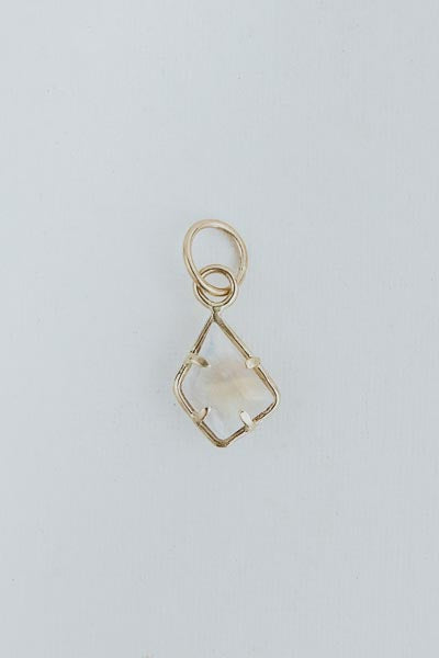 Moonstone Charm | 14k