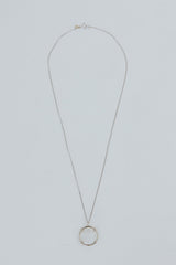 Crystal Ball Necklace - Moonstone 14k thumbnail