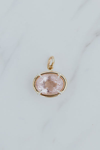 Necklace Charm - Morganite