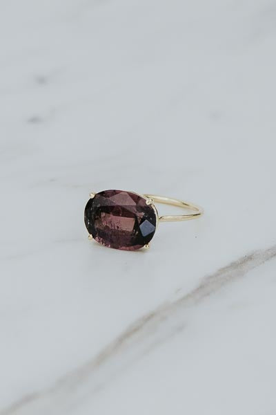 Gemstone Ring - Moody Tourmaline | 14k