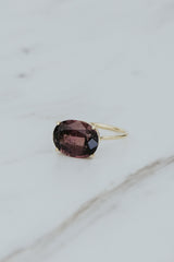 Halo Ring - Moody Tourmaline | 14k thumbnail