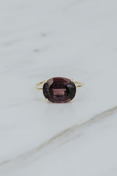 Gemstone Ring - Moody Tourmaline | 14k
