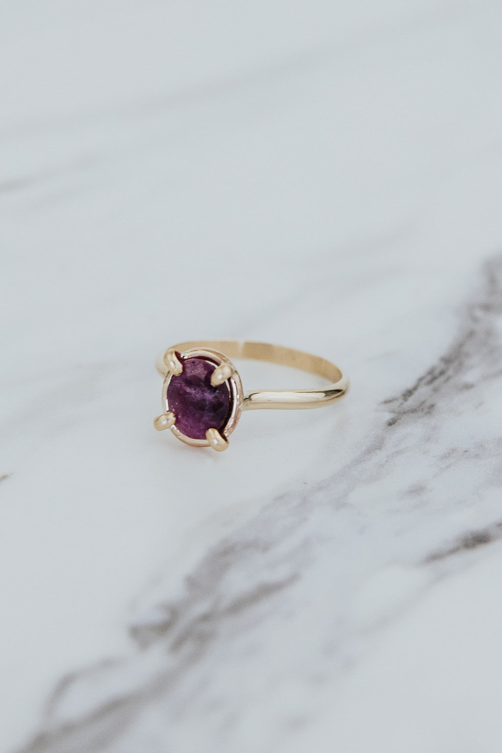 Prong Set Rings - Ruby