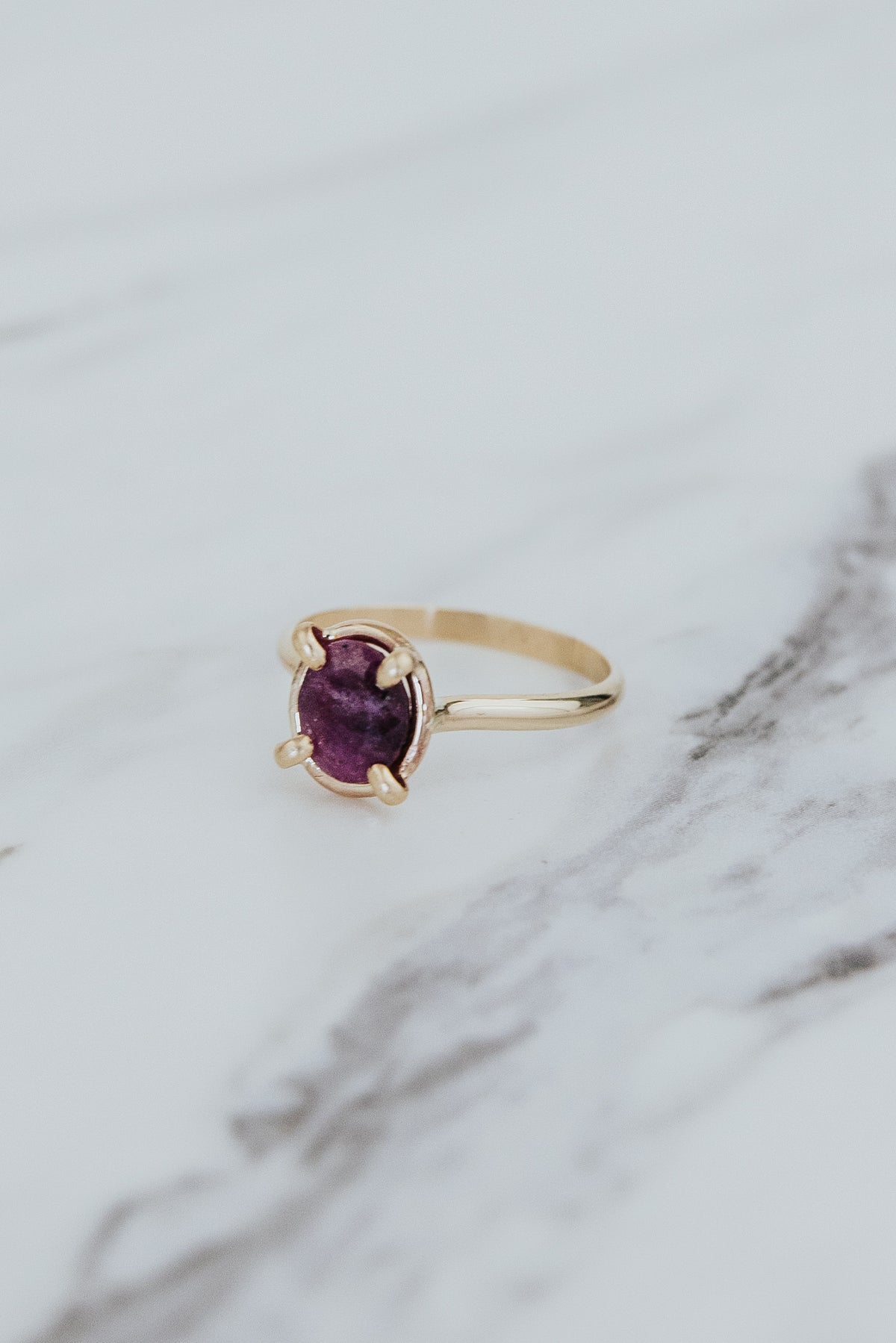 Prong Set Rings - Ruby
