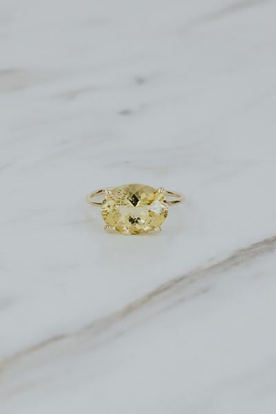 Gemstone Ring - Scapolite | 14k