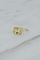 Gemstone Ring - Scapolite | 14k thumbnail