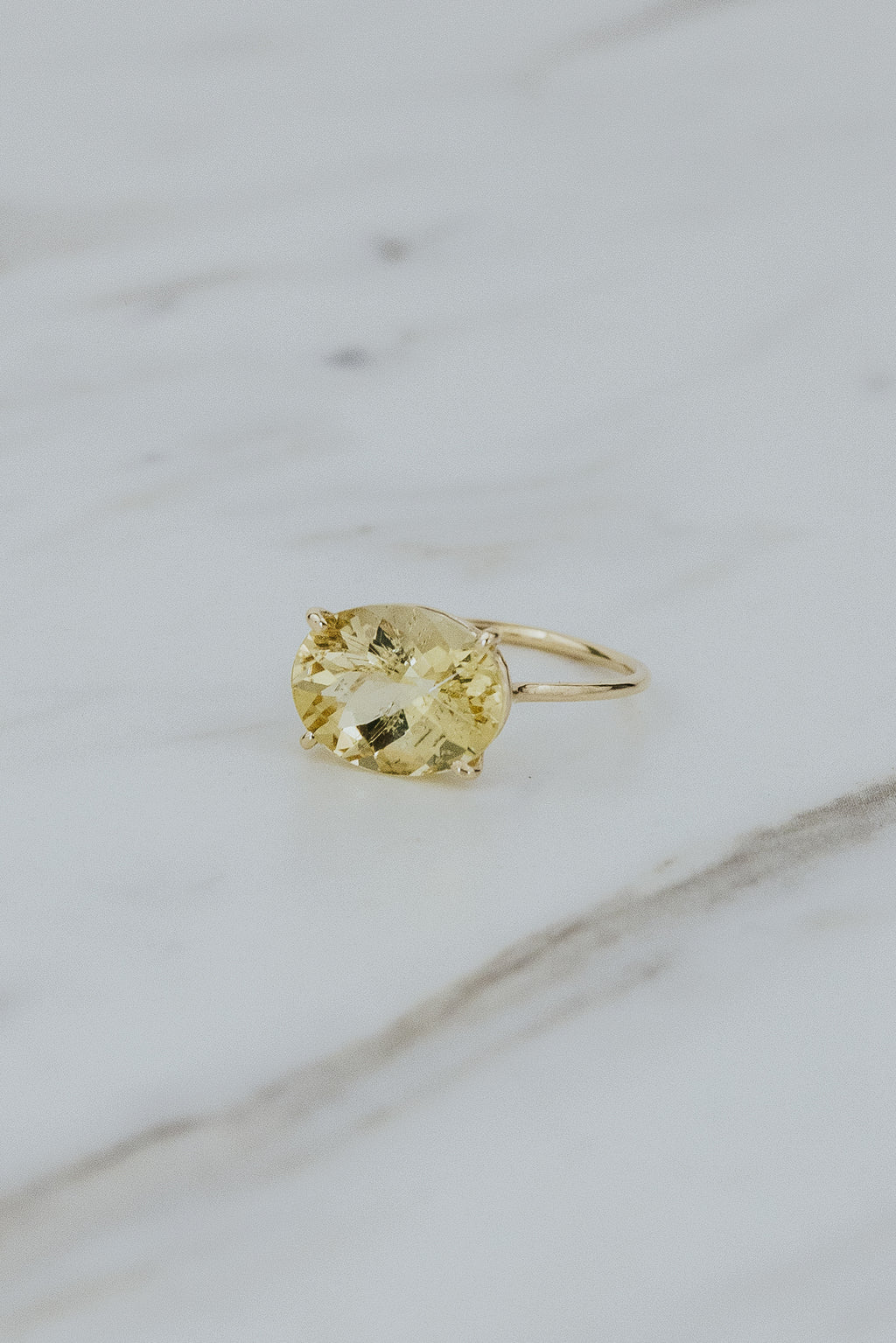 Halo Ring - Scapolite | 14k