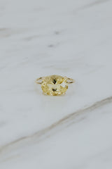 Halo Ring - Scapolite | 14k thumbnail