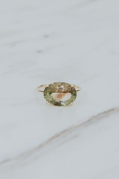 Gemstone Ring - Sunstone | 14k