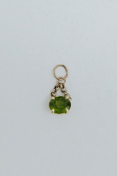 Vesuvianite Charm | 14k