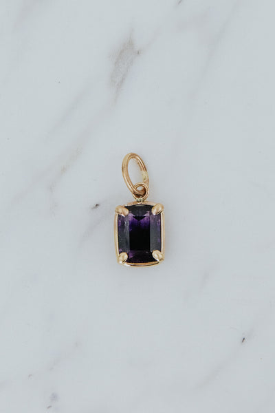 Necklace Charm - Amethyst