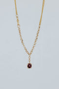 Fob Necklace - Tourmaline | GF